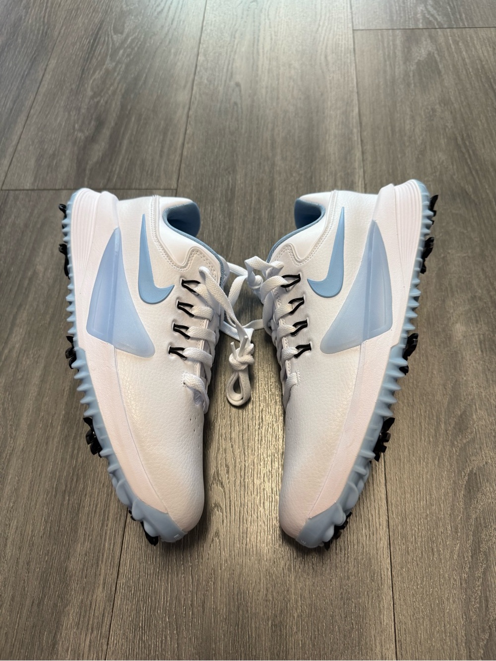 Nike Victory Pro 4 White Psychic Blue Golf HM9220-101 Men’s Size 8 Wide New